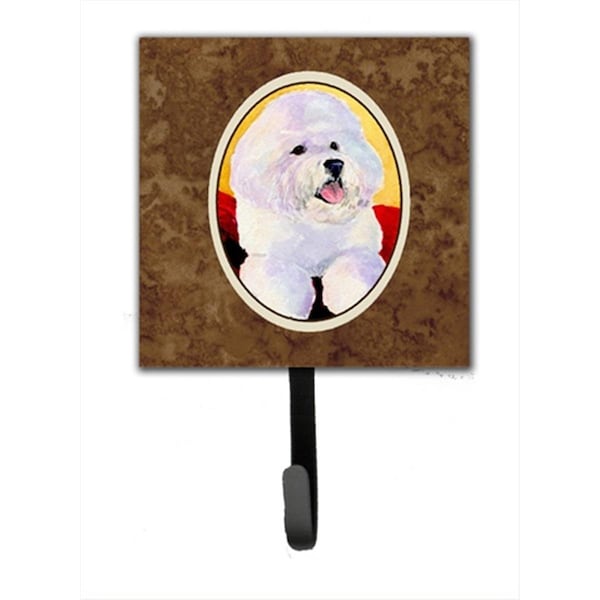 Jensendistributionservices 4.25 x 6 in. Bichon Frise Leash Or Key Hook MI1713261 - main